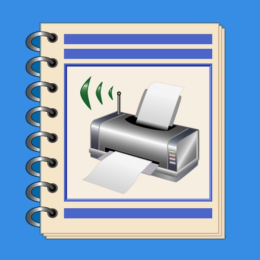 NotePrinter with email and secured files app icon